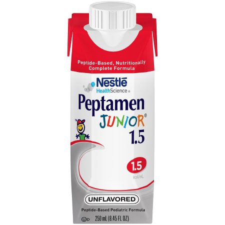 Pediatric Tube Feeding Formula Peptamen Junior® 1.5 Unflavored 250 mL Carton Liquid Whey Protein Impaired GI Function
