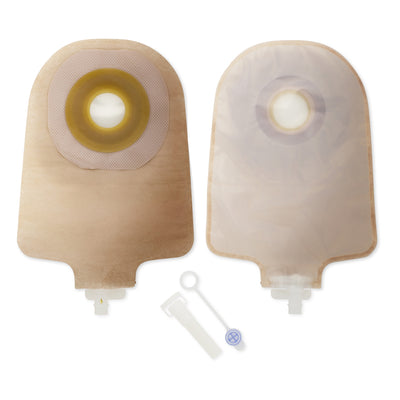 Hollister Urostomy Pouch Premier™ 8463 One-Piece System 9 Inch Length Flat, Pre-Cut 1-1/2 Inch Stoma Drainable