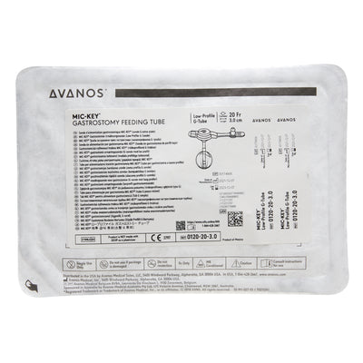 Avanos Medical Sales LLC Low Profile Gastrostomy Tube Kit MIC-Key® 20 Fr. 3.0 cm Tube Silicone Sterile #0120-20-3.0