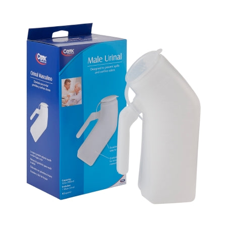 Male Urinal Carex® 32 oz. / 946 mL With Closure Single Patient Use