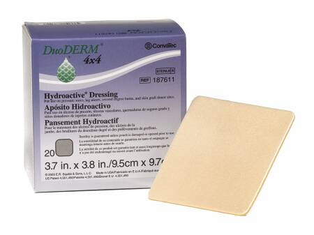 Hydrocolloid Dressing DuoDERM® CGF® 8 X 12 Inch Rectangle Sterile – Gilgal Medical Supplies Inc