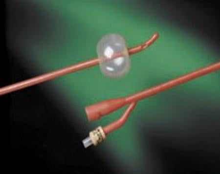 Foley Catheter Bardex® Lubricath® 2-Way Coude Tip 5 cc Balloon 12 Fr