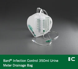 Urinary Meter Bag Bard® Sterile 350 mL Meter / 2500 mL Drainage Bag