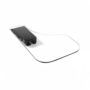 Flip-Down Clear Wheelchair Half Trays — Gilgal Medical