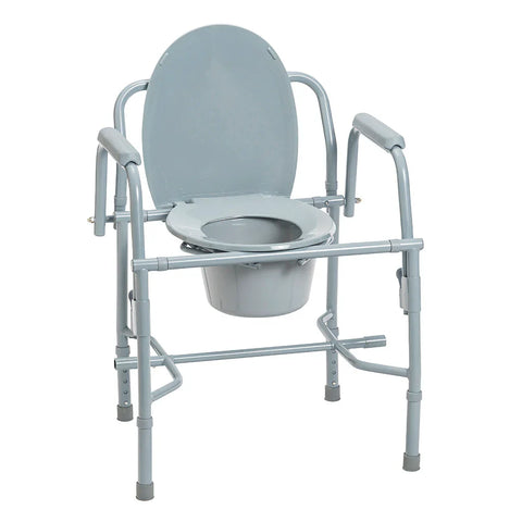 Enhance Mobility and Safety with the Steel Drop Arm Commode from Gilgal Medical