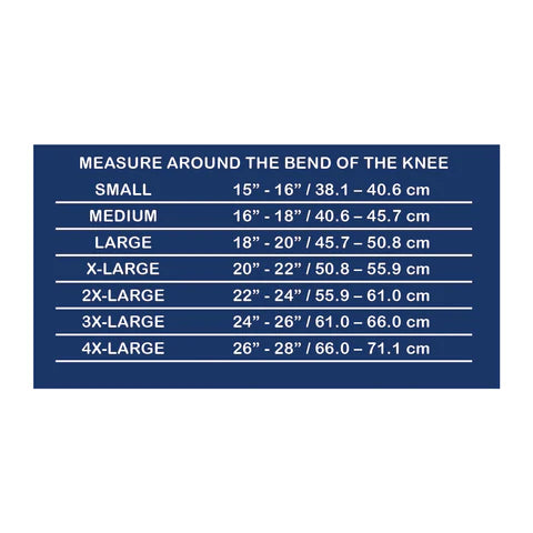 KNEE SUPP NEOP OPEN PAT BL #0306BL