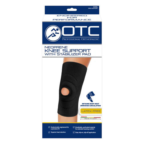 KNEE SUPP NEOP W/ PAD BL #0309BL