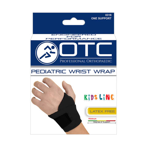 BLACK WRIST WRAP KIDS UNIV #0318RB