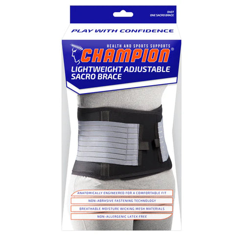 LIGHTWEIGHT SACRO BRACE #0407