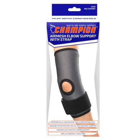 AIRMESH ELBOW SUPP W/STRAP #0420