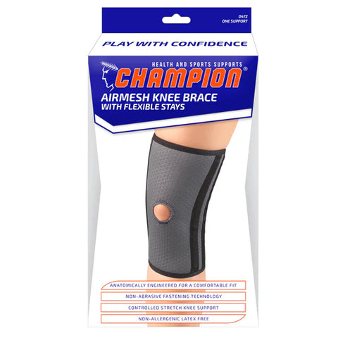 AIRMESH KNEE BRACE W/STAYS #0472