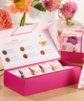 Mariposa Tea Bundle with 20 Pyramid Infusers, 2 Café Cups and 2 Tea Trays