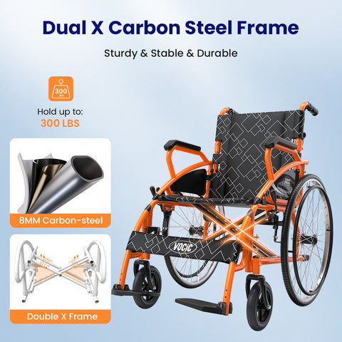 LIGHTWEIGHT MANUAL WHEELCHAIR #U31