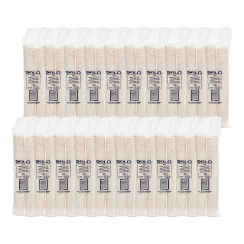 Souffle Cup Solo® 1.25 oz. Paper White Disposable #125-2050