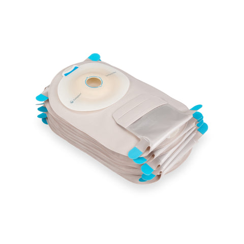 Coloplast Ostomy Pouch SenSura® 16731 Mio Convex One-Piece System 11 Inch Length, Maxi Convex Light, Pre-Cut 1 Inch Stoma Drainable