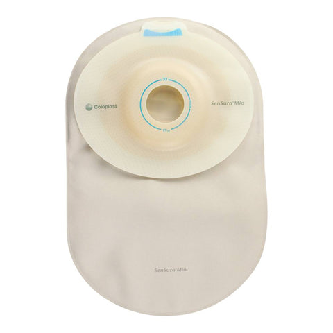 Coloplast Ostomy Pouch SenSura® 16327 Mio Convex One-Piece System 8-1/4 Inch Length, Maxi Convex Light, Pre-Cut 1-1/4 Inch Stoma Closed End