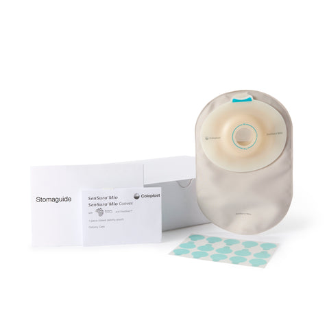 Coloplast Ostomy Pouch 16310 SenSura® Mio Convex One-Piece System 8-1/4 Inch Length, Maxi Soft Convex, Pre-Cut 1 Inch Stoma Closed End