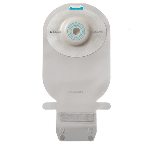 Coloplast Ostomy Pouch SenSura® 16760 Mio Convex One-Piece System 11 Inch Length, Maxi Deep Convex, Pre-Cut 13/16 Inch Stoma Drainable