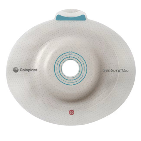 Coloplast Ostomy Barrier 16923 SenSura® Mio Click Precut, Extended Wear Elastic Adhesive 60 mm Flange Blue Code System 1-1/4 Inch Opening