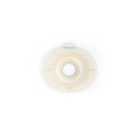 Coloplast Ostomy Barrier 16955 SenSura® Mio Click Precut, Standard Wear Elastic Adhesive 50 mm Flange Red Code System 1-1/8 Inch Opening