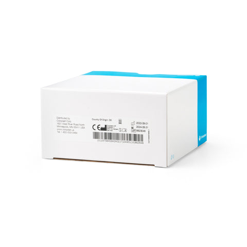 Coloplast Ostomy Barrier 16955 SenSura® Mio Click Precut, Standard Wear Elastic Adhesive 50 mm Flange Red Code System 1-1/8 Inch Opening