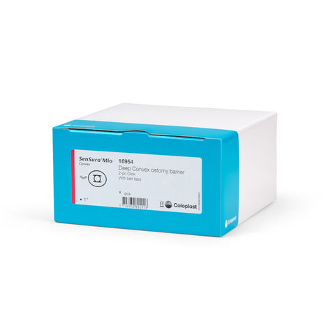 Coloplast Ostomy Barrier 16954 SenSura® Mio Click Precut, Standard Wear Elastic Adhesive 50 mm Flange Red Code System 1 Inch Opening