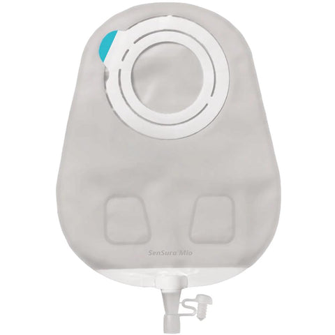Coloplast Urostomy Pouch SenSura® 12298 Mio Flex Two-Piece System 10-1/2 Inch Length, Maxi 3/8 to 1-7/8 Stoma Opening Drainable
