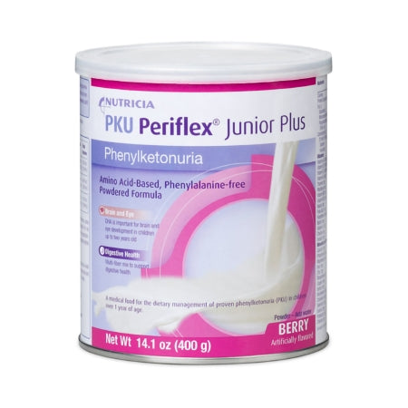 Pediatric Oral Supplement PKU Periflex® Junior Plus Berry Flavor 14.1 oz. Can Powder Phenylalanine-free Phenylketonuria (PKU)