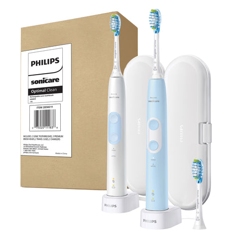 Optimal Clean Rechargeable Electric Toothbrush, 2-Pack