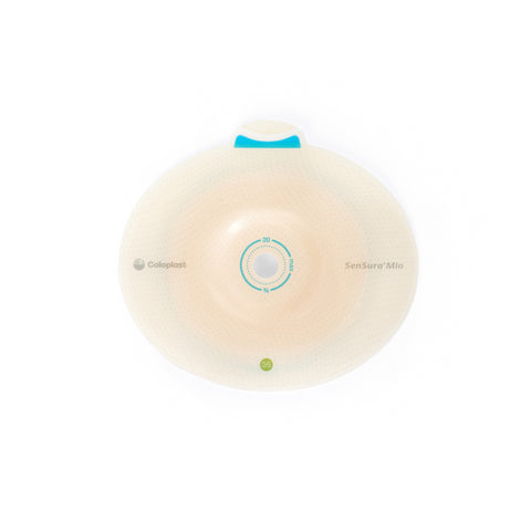 Coloplast Ostomy Barrier 16484 SenSura® Mio Flex Precut, Standard Wear Elastic Adhesive 50 mm Flange Red Code System 13/16 Inch Opening