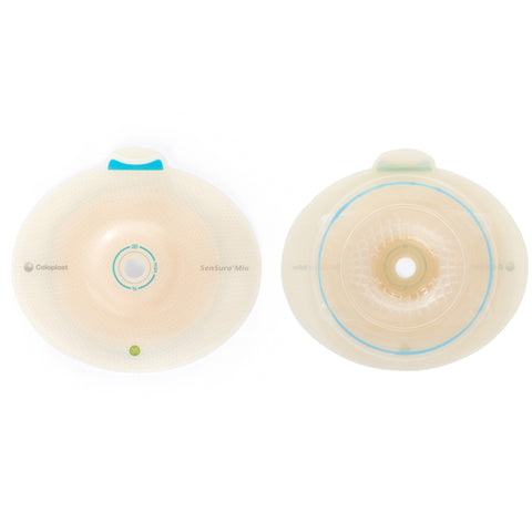 Coloplast Ostomy Barrier 16484 SenSura® Mio Flex Precut, Standard Wear Elastic Adhesive 50 mm Flange Red Code System 13/16 Inch Opening