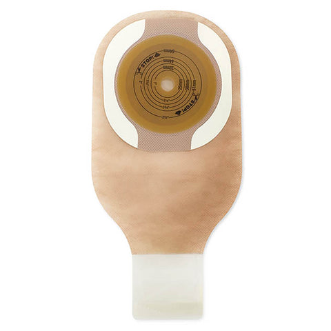 Hollister Ostomy Pouch Premier™ 8371 One-Piece System 12 Inch Length Flat, Trim to Fit Up to 2-1/2 Inch Stoma Drainable