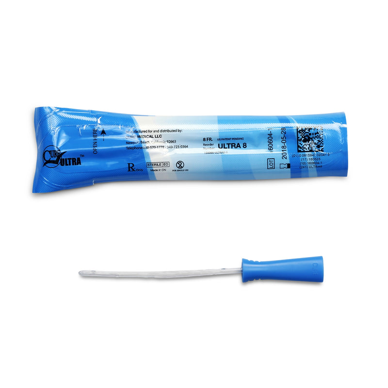 ConvaTec Urethral Catheter Cure Ultra® Straight Tip Lubricated PVC 8 Fr. 6 Inch #ULTRA8