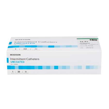 Urethral Catheter McKesson Straight Tip Uncoated PVC 14 Fr. 6 Inch #16-F614L
