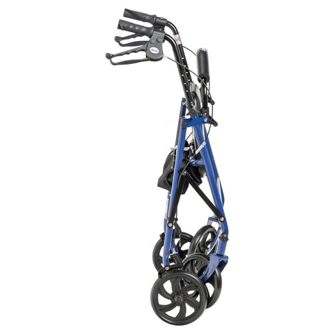 Drive Medical Durable 4 Wheel Rollator with 7.5" Casters