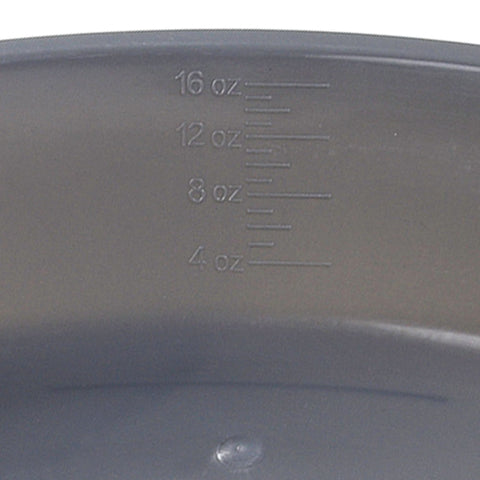Emesis Basin McKesson Graphite 16 oz. Plastic Single Patient Use #56-80327