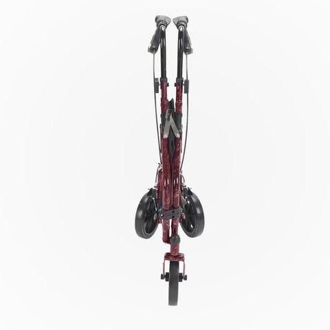 Drive Medical Deluxe 3 Wheel Aluminum Rollator, 7.5" Casters #10289BL