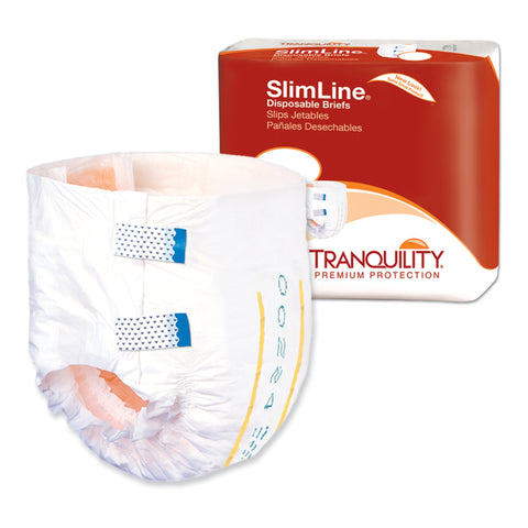 Incontinence Brief Tranquility® Slimline® Adult Large Unisex Disposable Heavy Absorbency #2132