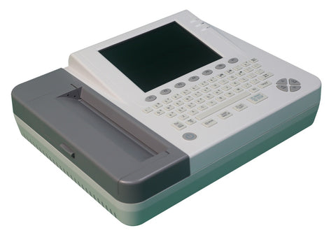 Electrocardiograph Edan® SE-1200 Express AC Power / Battery Operated LCD Display Resting #SE-1200 EXPRESS