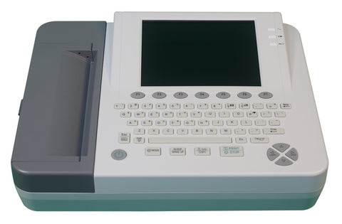 Electrocardiograph Edan® SE-1200 Express AC Power / Battery Operated LCD Display Resting #SE-1200 EXPRESS