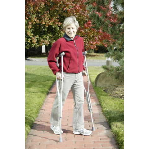 Drive Medical Aluminum Crutches with Accessories #10401-1
