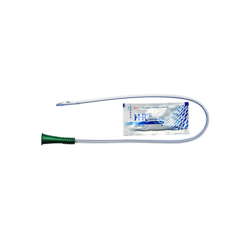 ConvaTec Urethral Catheter Cure Medical® Pocket Catheter Coude Tip Uncoated PVC 14 Fr. 16 Inch #M14ULC