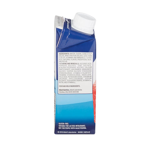 Oral Supplement Ensure® Clear Therapeutic Nutrition Mixed Berry Flavor Liquid 8 oz. Reclosable Carton #64900