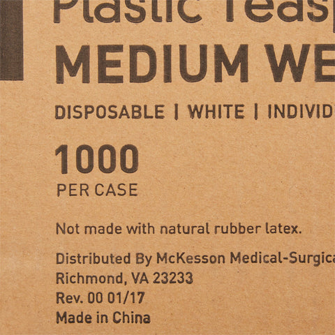 Spoon McKesson Medium Weight White Polypropylene #16-4594