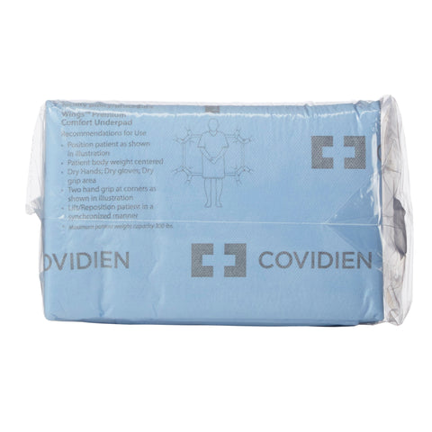 Disposable Underpad Wings™ Quilted Premium Strength Repositioning 30 X 36 Inch Airlaid Heavy Absorbency #P3036PS