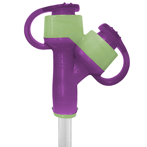 Enteral Feeding Extension Set G-JET® 2 Inch, Dual ENFit Y-Port Medication, Purple, Sterile #6-0212-ISOSAF