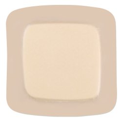 ConvaTec Thin Foam Dressing FoamLite™ 6 X 6 Inch With Border Film Backing Silicone Adhesive Square Sterile #421561