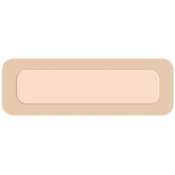 ConvaTec Thin Foam Dressing FoamLite™ 2 X 4-4/5 Inch With Border Film Backing Silicone Adhesive Rectangle Sterile #421563