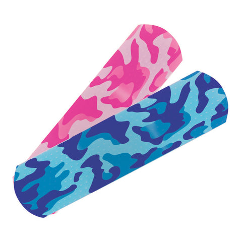 Adhesive Strip McKesson Kids™ Plastic Kid Design (Blue / Pink Camo) 3/4 X 3 Inch Sterile