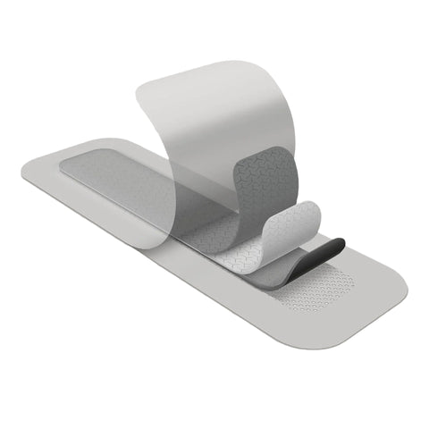 Molnlycke Silver Foam Dressing Mepilex® Border Post Op AG 4 X 10 Inch Rectangle Sterile #498450